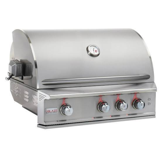 Blaze Professional LUX 34" Built-In Propane Gas Grill with Rear Infrared Burner
