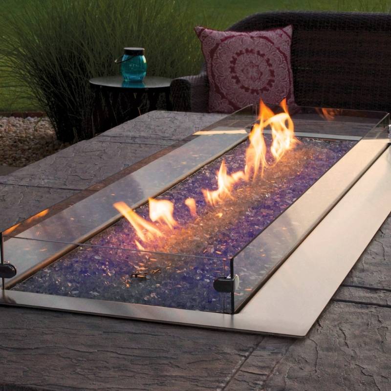 Carol Rose 48" Outdoor Linear Fire Pit