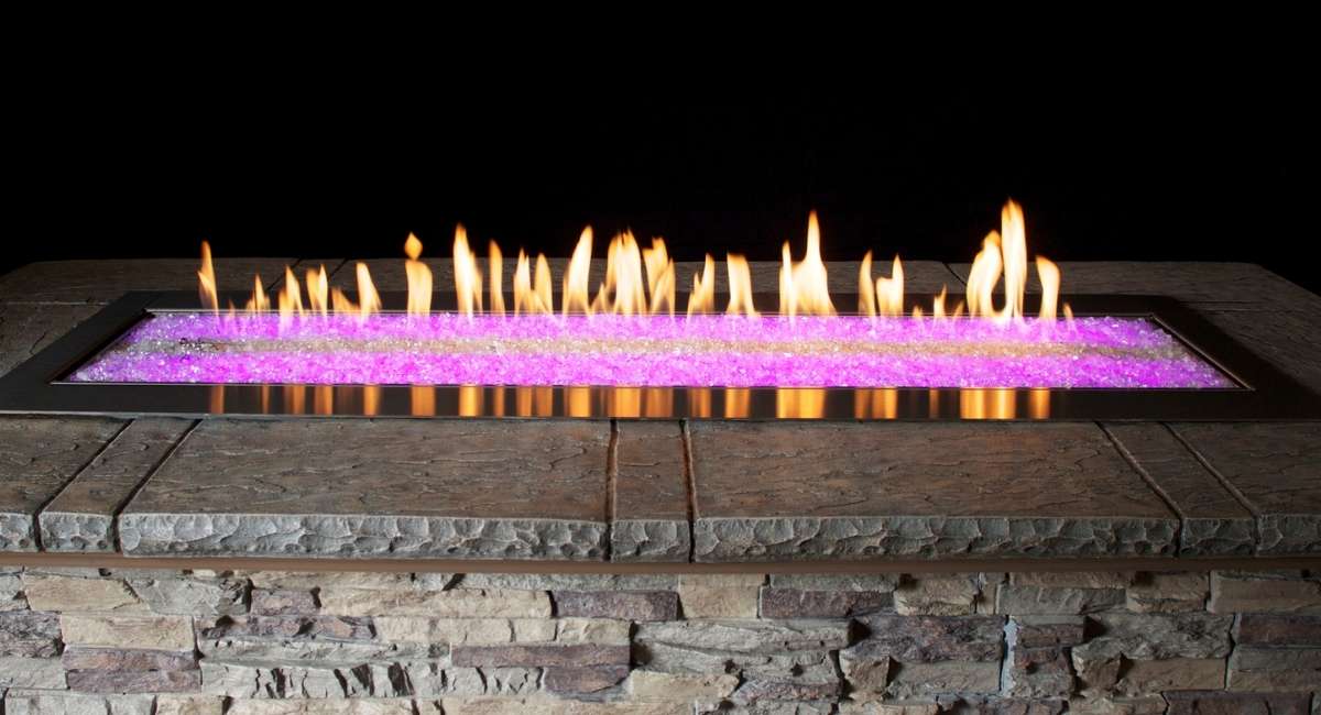 Carol Rose 48" Outdoor Linear Fire Pit