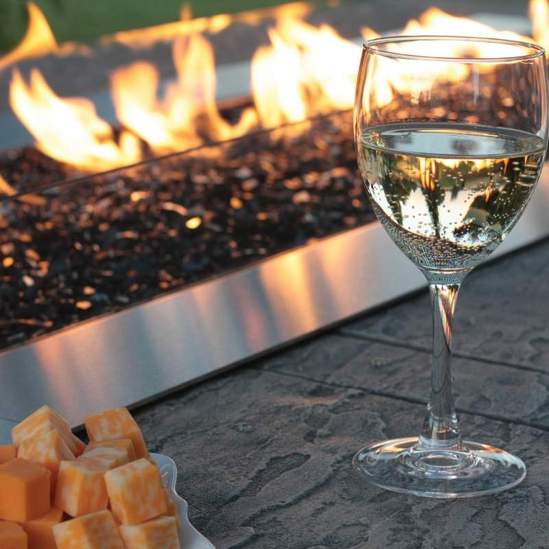 Carol Rose 48" Outdoor Linear Fire Pit
