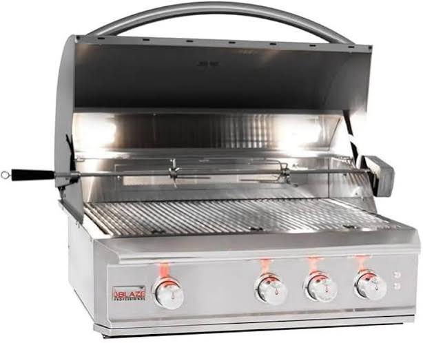 Blaze Professional LUX 34" Built-In Propane Gas Grill with Rear Infrared Burner