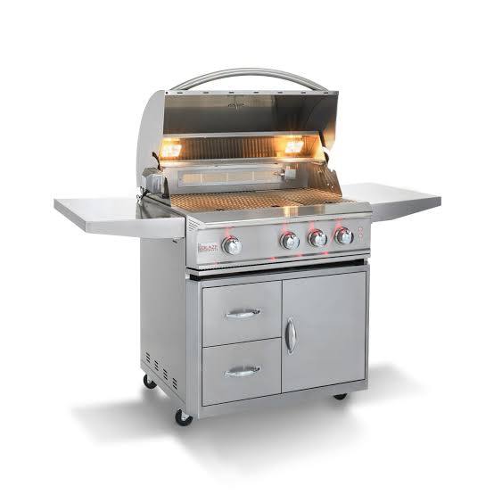 Blaze Professional LUX 34" Built-In Propane Gas Grill with Rear Infrared Burner