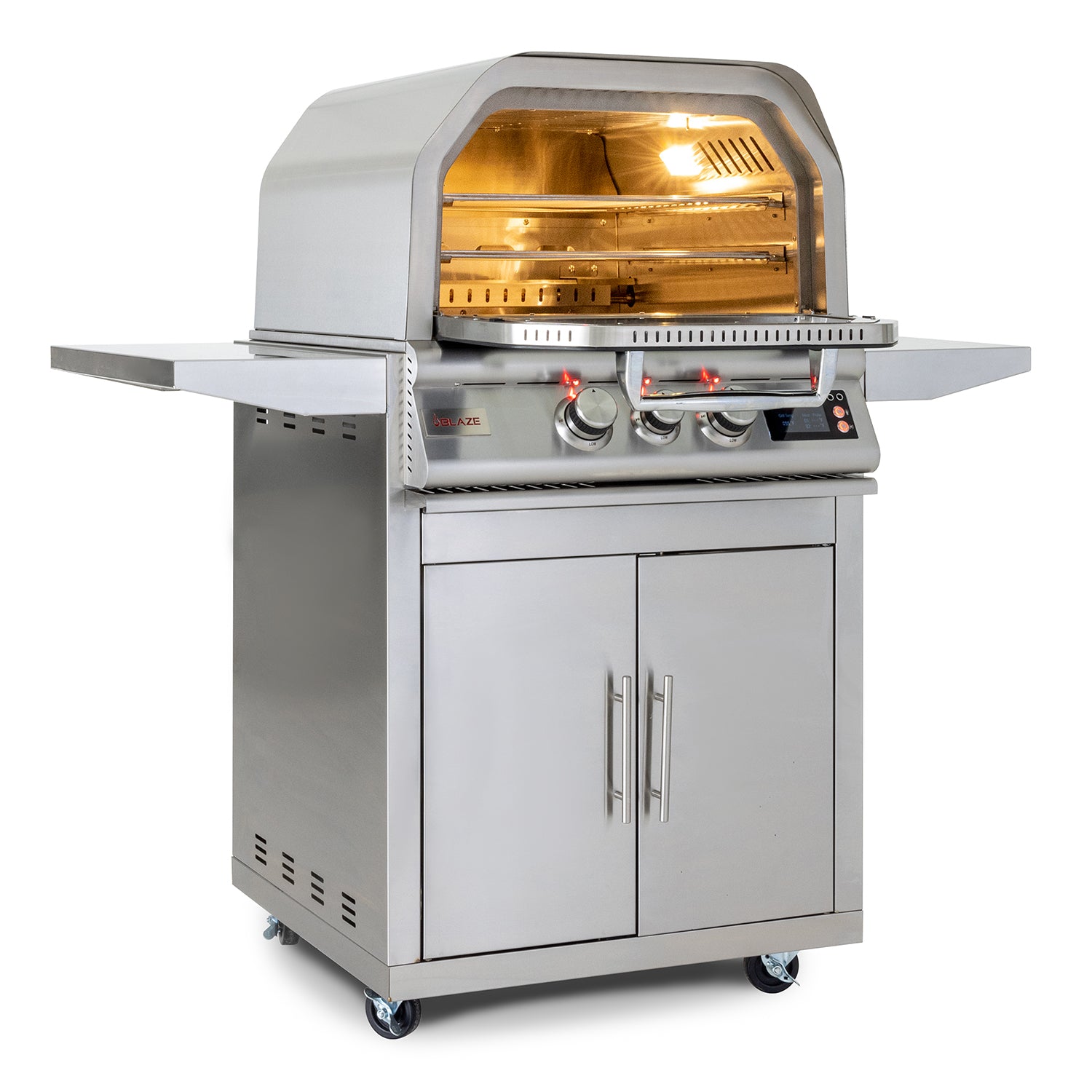 Blaze 26" Outdoor Pizza Oven with Rotisserie