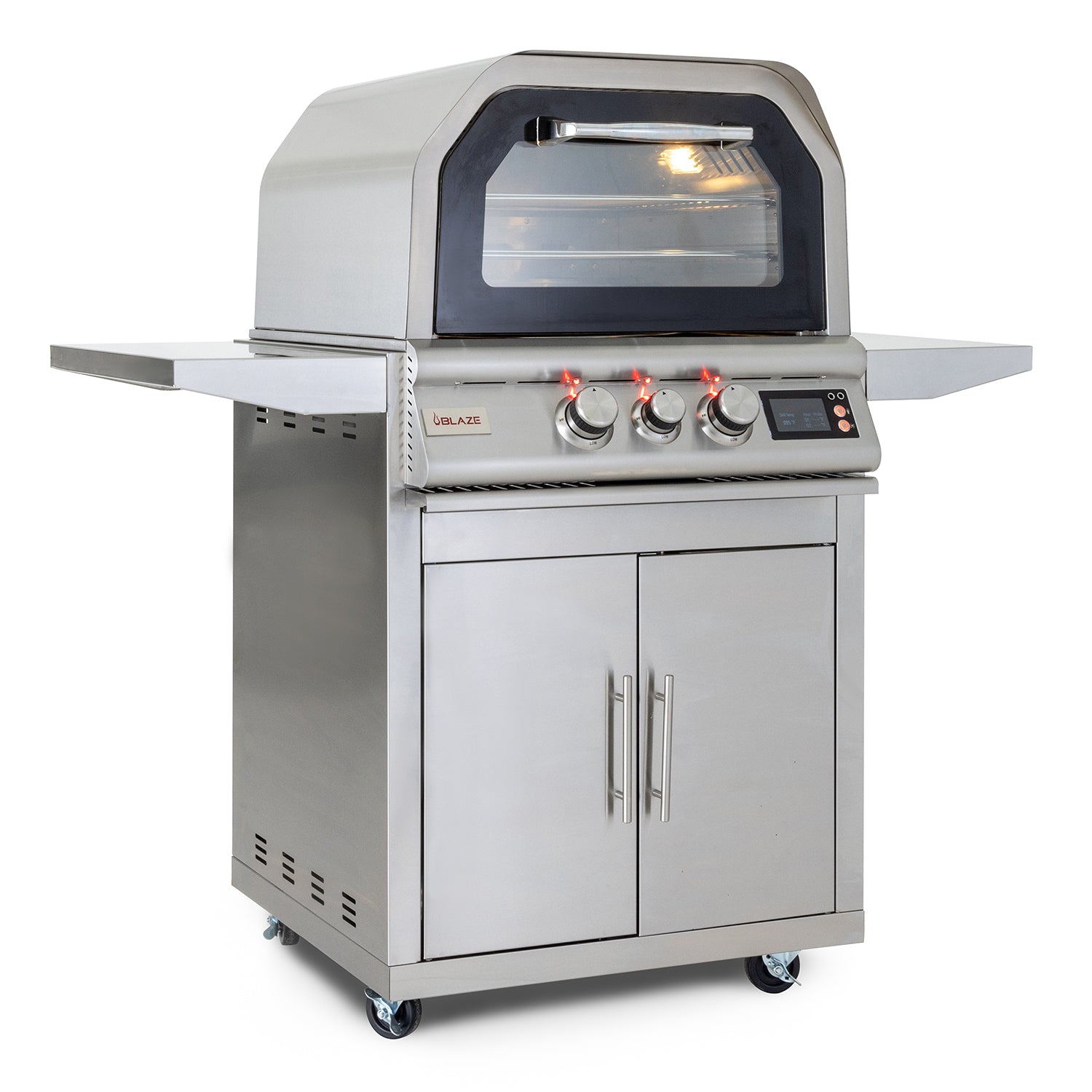Blaze 26" Outdoor Pizza Oven with Rotisserie