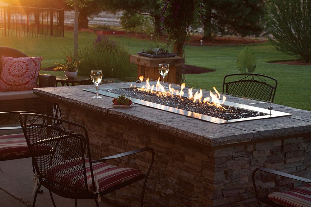 Carol Rose 60" Outdoor Linear Fire Pit