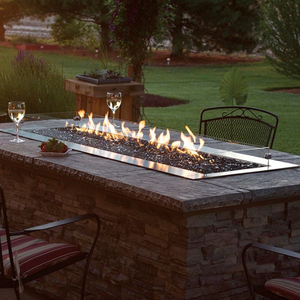 Carol Rose 60" Outdoor Linear Fire Pit